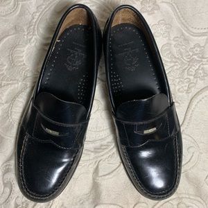 Brooks Brothers Leather Penny Loafers with Coins